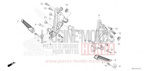 PILLION STEP NSS750M de 2022